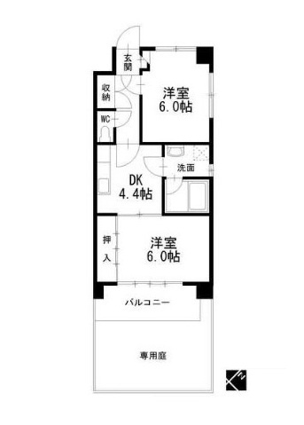 【間取り】 | タキマツ第1マンション【名古屋市賃貸・RC造】