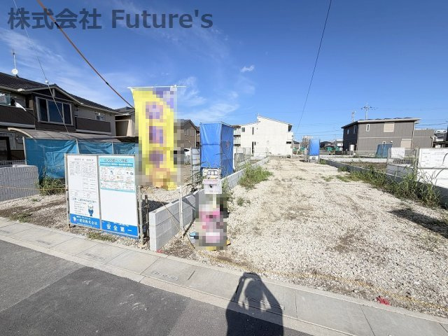 八潮市大字大原　新築戸建　全4棟　2号棟の外観|現地の写真になります。