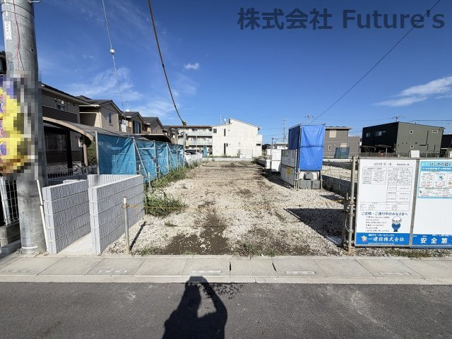 八潮市大字大原　新築戸建　全4棟　2号棟の外観|現地の写真になります。