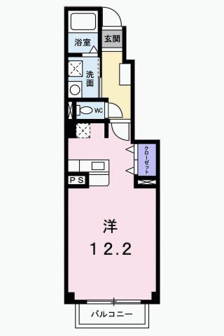 【間取り】 | デフィ植村　Ａ