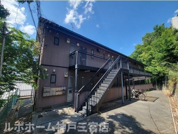 中山手ガーデンパレスD棟の外観
