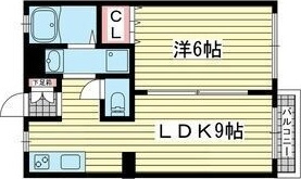 中山手ガーデンパレスD棟の間取り
