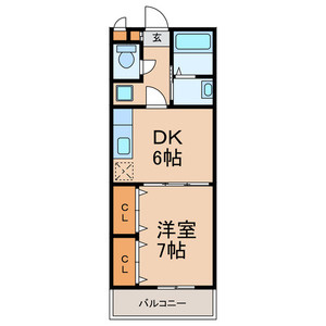 シャンテ薫の間取り