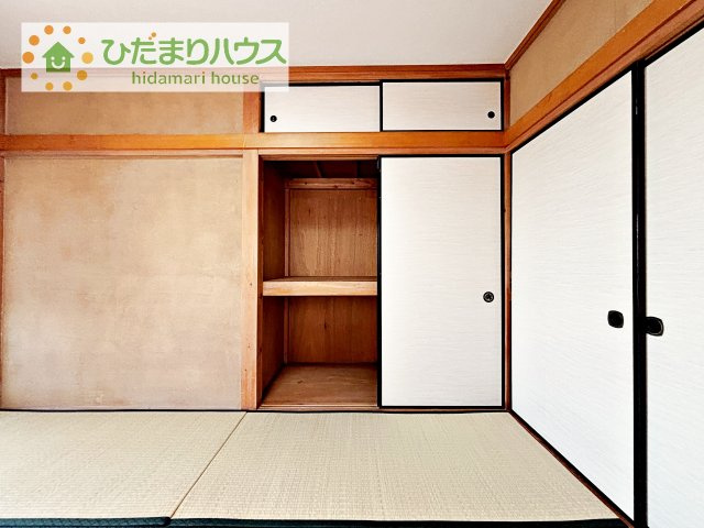 【収納】 | 筑西市岡芹　中古戸建 | 和室の収納は横開きクローゼット！
しまった物の出し入れも楽々です(^^)