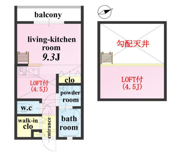 Woody Livin(ウッディーリビン）の間取り
