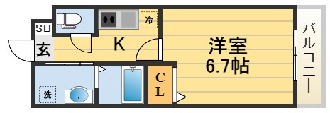 ウエスト桂川駅前の間取り