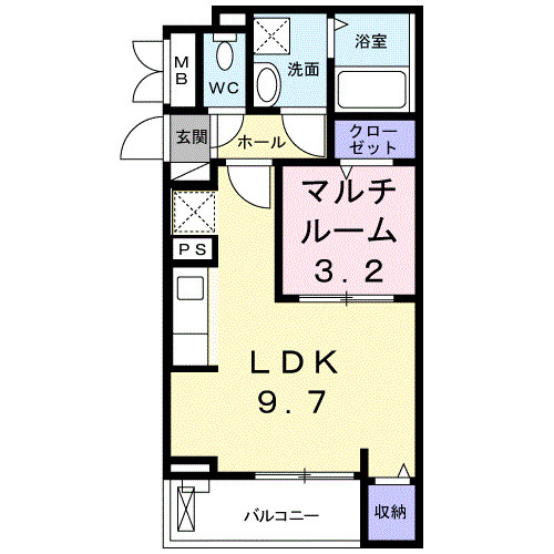プラシード上泉の間取り