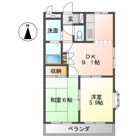 エクセルコートの間取り
