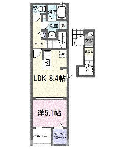 【間取り】 | オリーブ坂本　Ｂ
