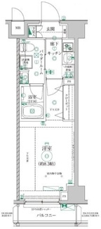 【間取り】 | レアライズ清澄白河 | 間取りです。