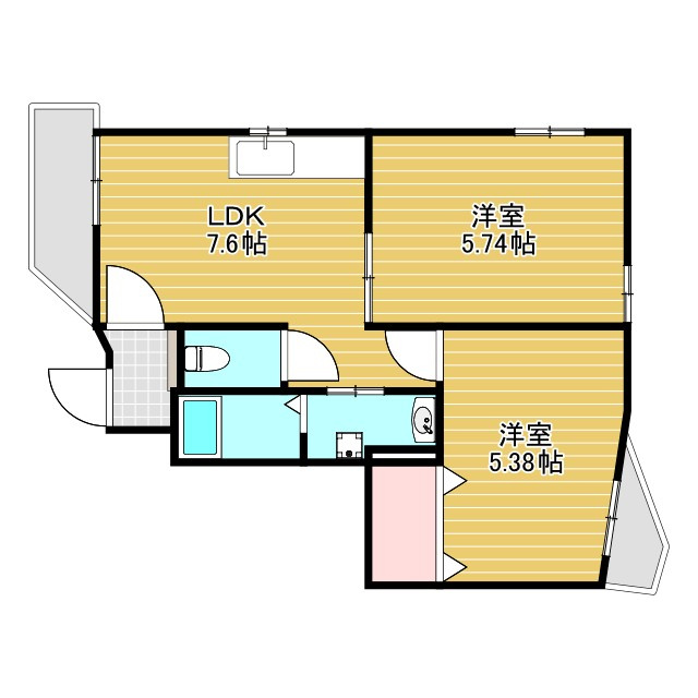 KTIレジデンス淡路の間取り