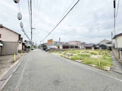 【前面道路含む現地写真】 | 若松台３丁　売土地 | 【周辺施設もご紹介可能】お住まいになった際のイメージをお持ちいただくため、周辺施設へのご案内も致します♪お気軽にお申し付けください！