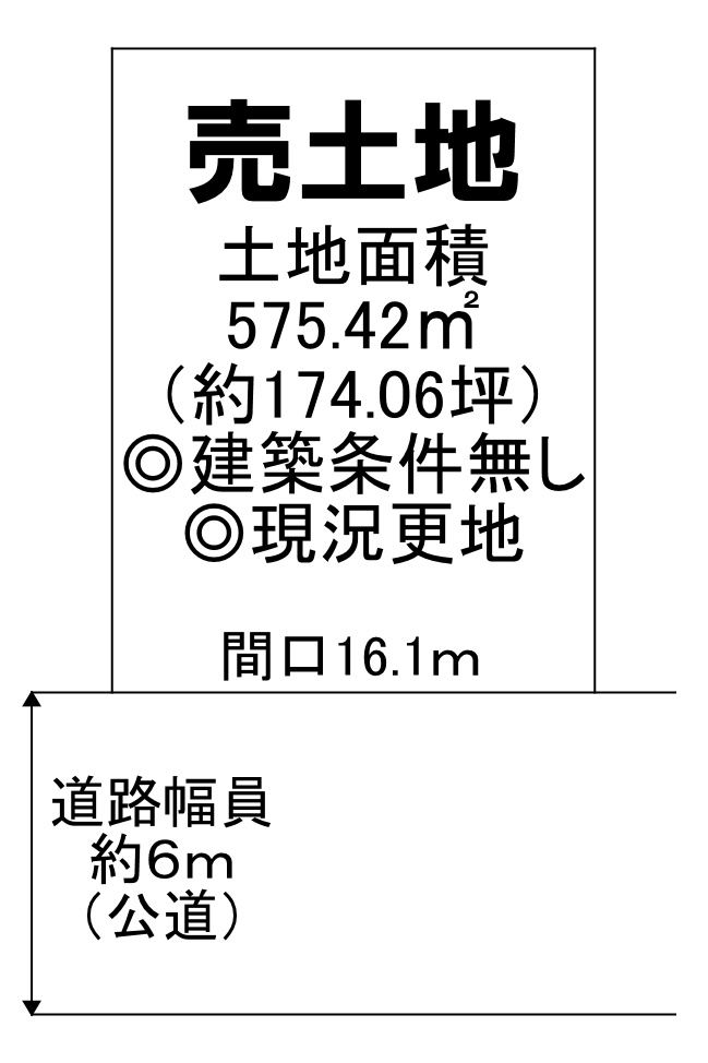 若松台３丁　売土地の土地図|土地面積約７６．９８坪！夢のマイホームを実現してくださいね♪