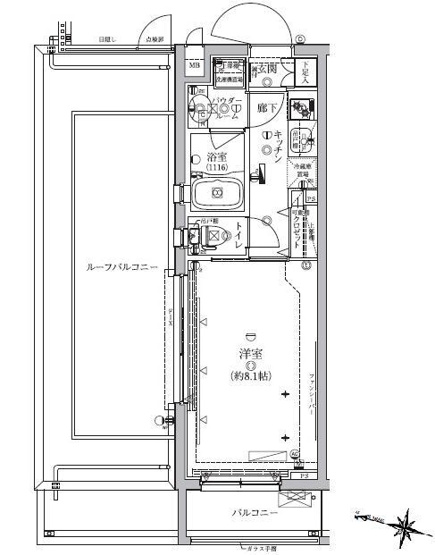 【間取り】 | クレイシア千歳船橋アーバンプレミオ