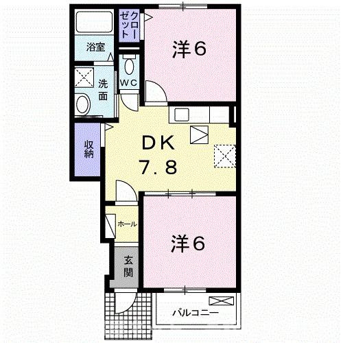 【間取り】 | プルマージュⅠ