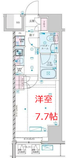 【間取り】 | ジェノヴィア川崎Ⅶ