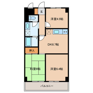 プラザ南行徳の間取り