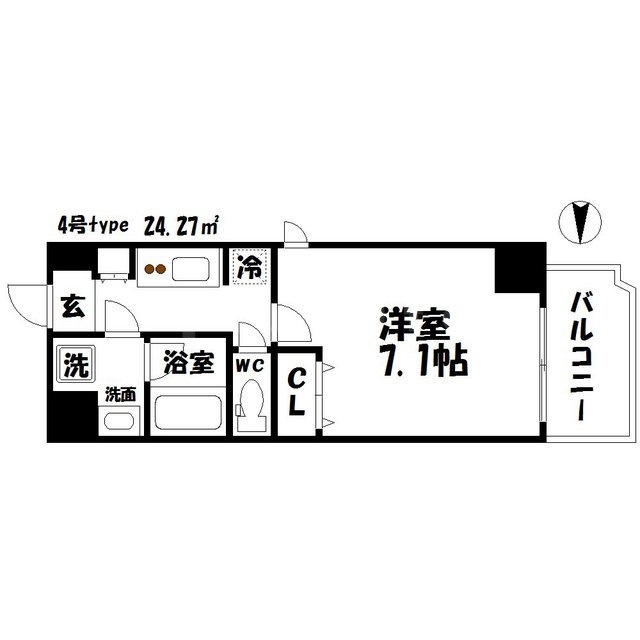 W-STYLE大阪天満宮の間取り|W-STYLE大阪天満宮　開放感のある間取り