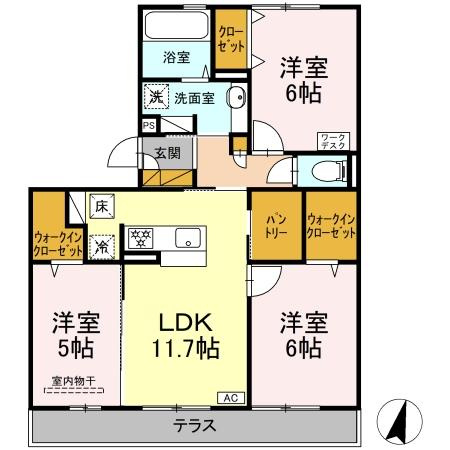 【間取り】 | フロレスタセントラルパーク