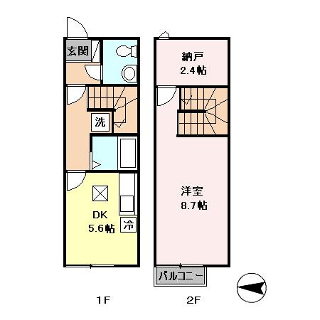ボナールハウス新川の間取り