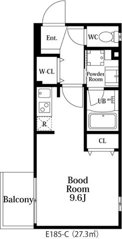 ＰＡＲＫＳＩＤＥ　ＲＥＳＩＤＥＮＣＥ　ＧＹＯＴＯＫＵ(E-185)の間取り