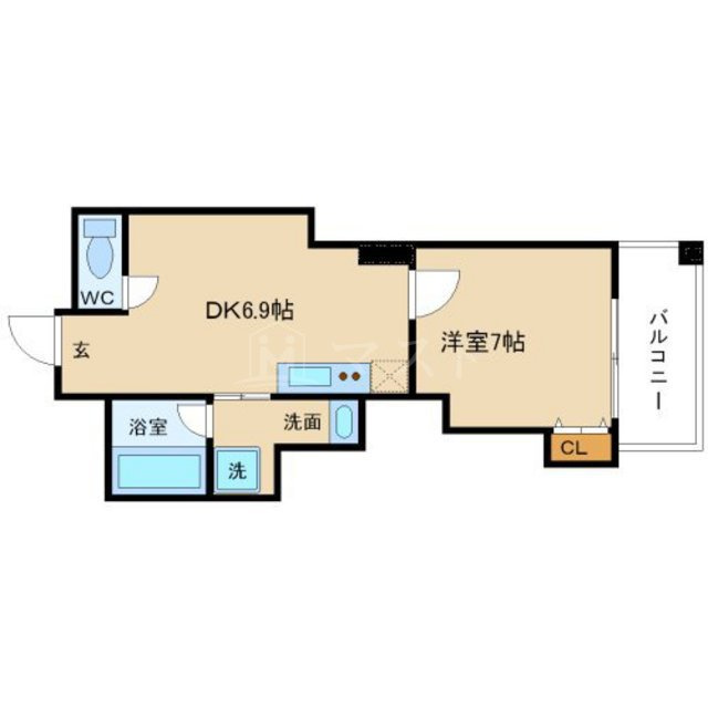 CLAIR TOWERの間取り