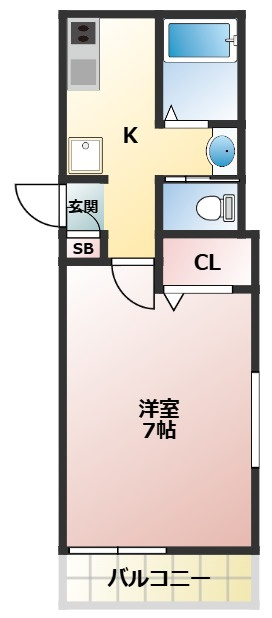 ガーデンヒルズ芝Eastの間取り