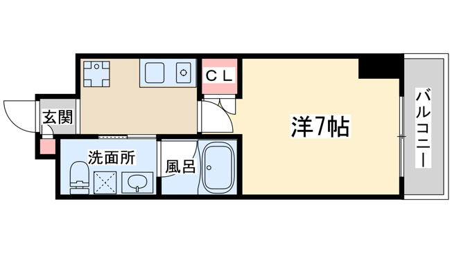 【間取り】 | パウゼ東天満