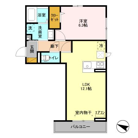 【間取り】 | メルヴェイユおおたかの森Ⅱ