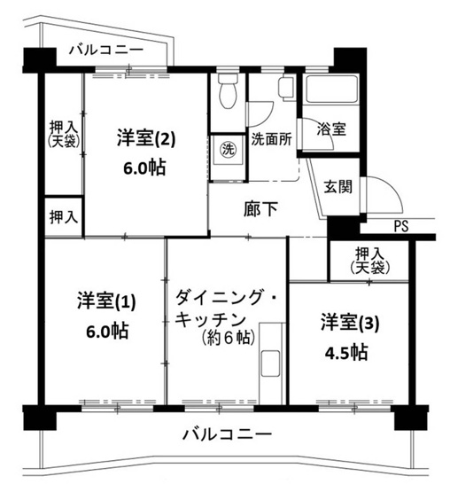 【間取り】 | ビレッジハウス志染
