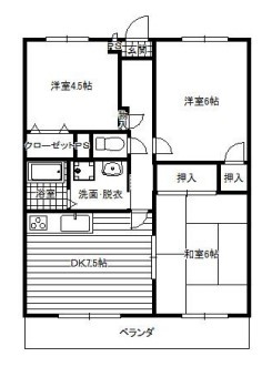 サンローズ吉田の間取り