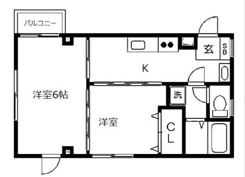 福住ビル の間取り|間取りです。