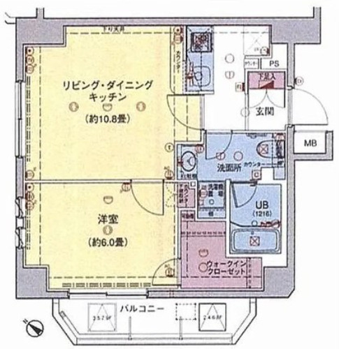 シースペース三ノ輪の間取り