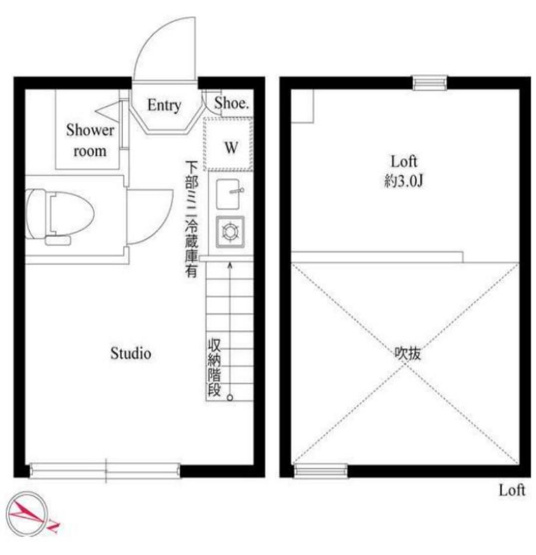 【間取り】 | ハーモニーテラス西小岩V