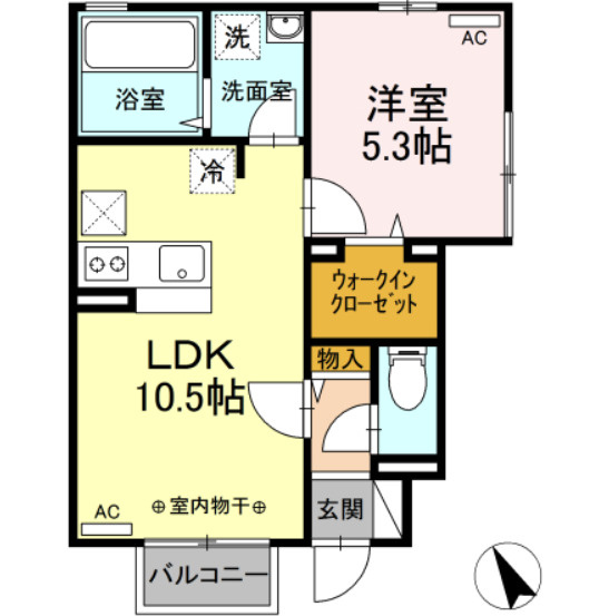 Lavieの間取り