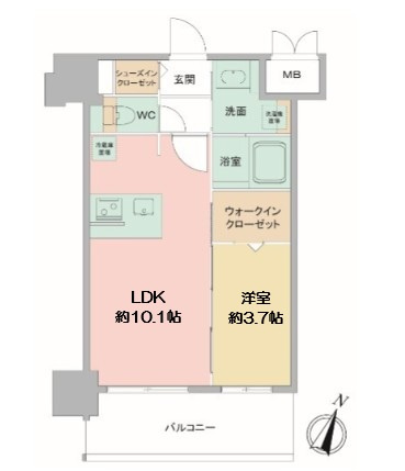 【間取り】 | Louis Residence 弁天町