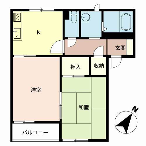 グリーンルミナス D棟の間取り