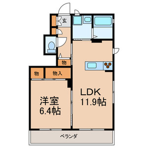 【間取り】 | ソレイユＤ | 間取り図