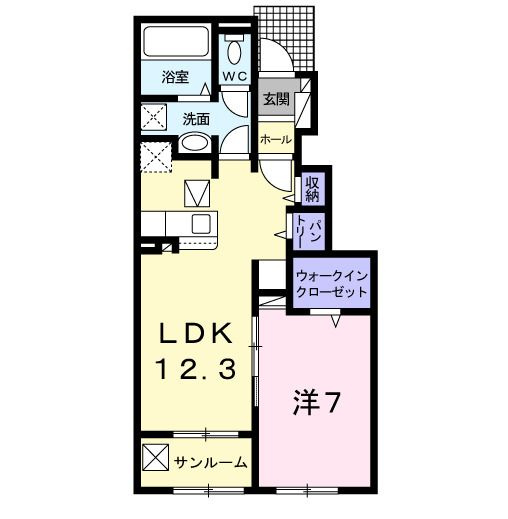 【間取り】 | パストラル　Ｄ