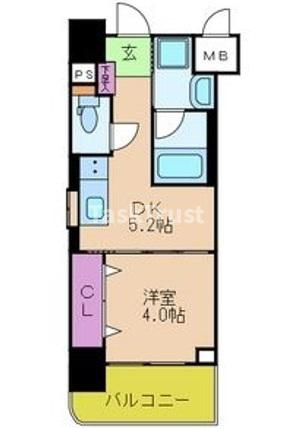 【間取り】 | エレガントレジデンス中之島