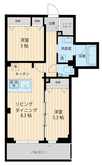 【間取り】 | S.FIRSTビューノ西小岩 | 間取り