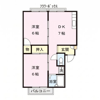 【間取り】 | サンライズ大熊A棟