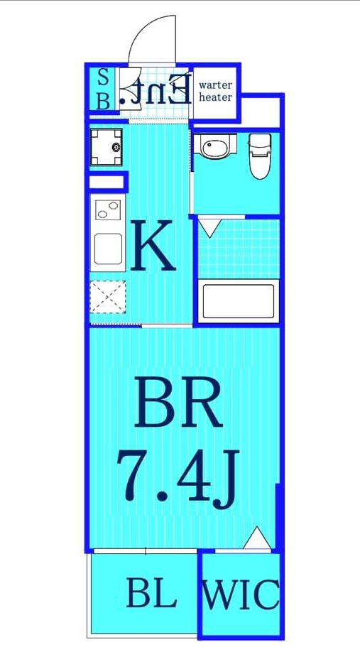 横浜市鶴見区生麦５丁目の賃貸マンションの間取り|使いやすい間取りです！