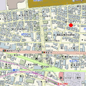 府中市若松町２丁目の賃貸マンションの地図