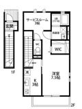 川越市大字砂のアパートの画像