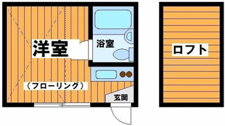 【間取り】 | 小倉ハイツ | 間取りです。