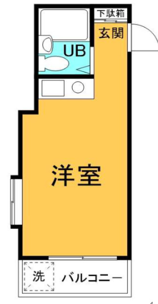 杉並区成田東４丁目の賃貸マンションの間取り
