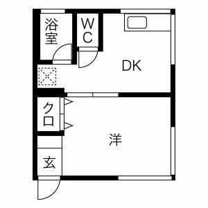 ＢＮ東池袋Ｂ棟の間取り|間取りです。