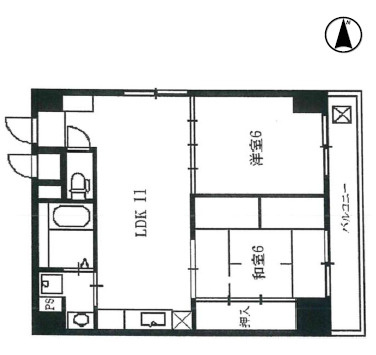 AXIS LIFE天満橋の間取り