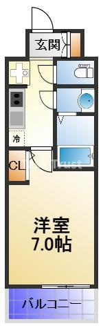 【間取り】 | アプリーレ阿波座南